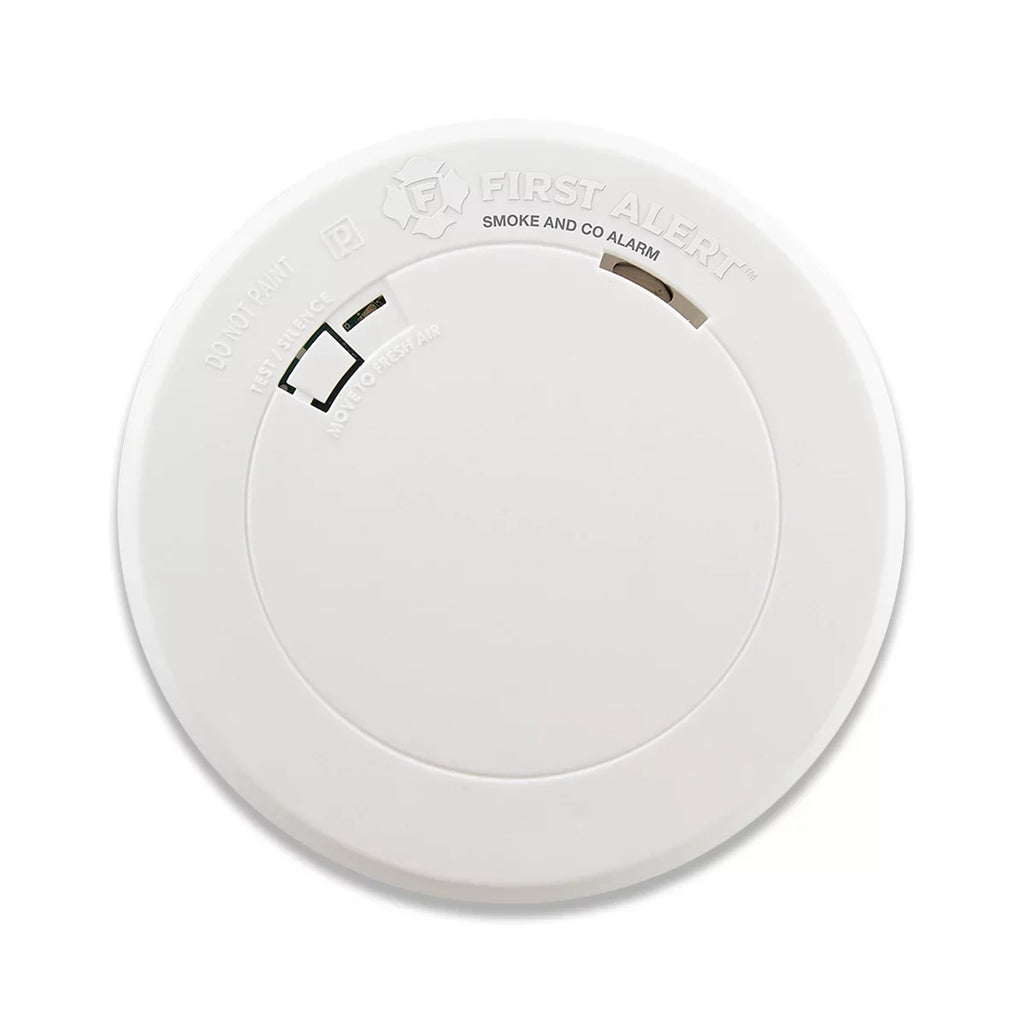 Combination First Smoke Carbon Slim - (1039783) Monoxide Alarm PRC700 & Design Battery-Operated Alert