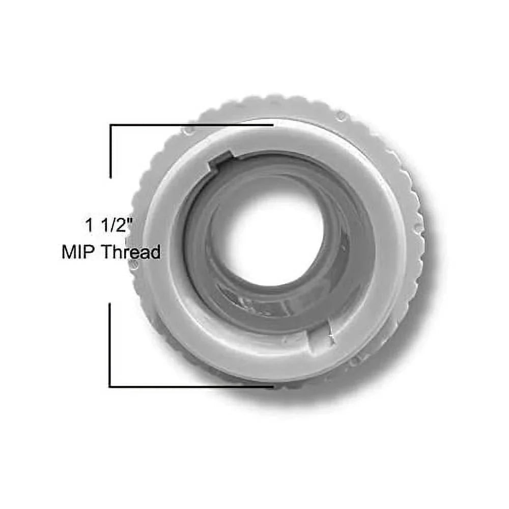 MIP | 10 Return Directional Pool For Hydrostream & Jet 1/2" Flow Opening, Spa DPM Pool Swimming Pack) Thread | Fitting & Inground 1 Inlet Eyeball Fitting Heavy-Duty Pro For Rotating (Slotted Spa