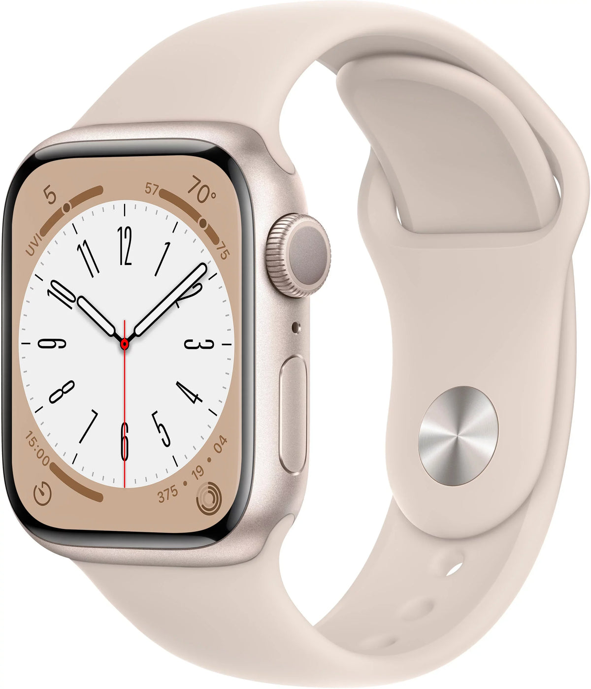 Starlight (Refurbished) 8 41mm Starlight Aluminum 8 Restored Watch Apple Series MNUF3LL/A Sport Gen Band