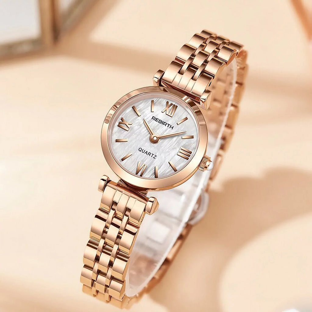 Watches Stylish Watch Gold Steel Female Ladies 2022 Watch reloj Creative for Wrist Desgin Women Quartz Fashion Rose Stainless