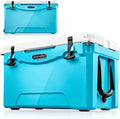 25 Heavy-Duty Box Lightweight Cooler Handles, Cooler Portable SereneLife Ice W/ Travel (Blue) Quart