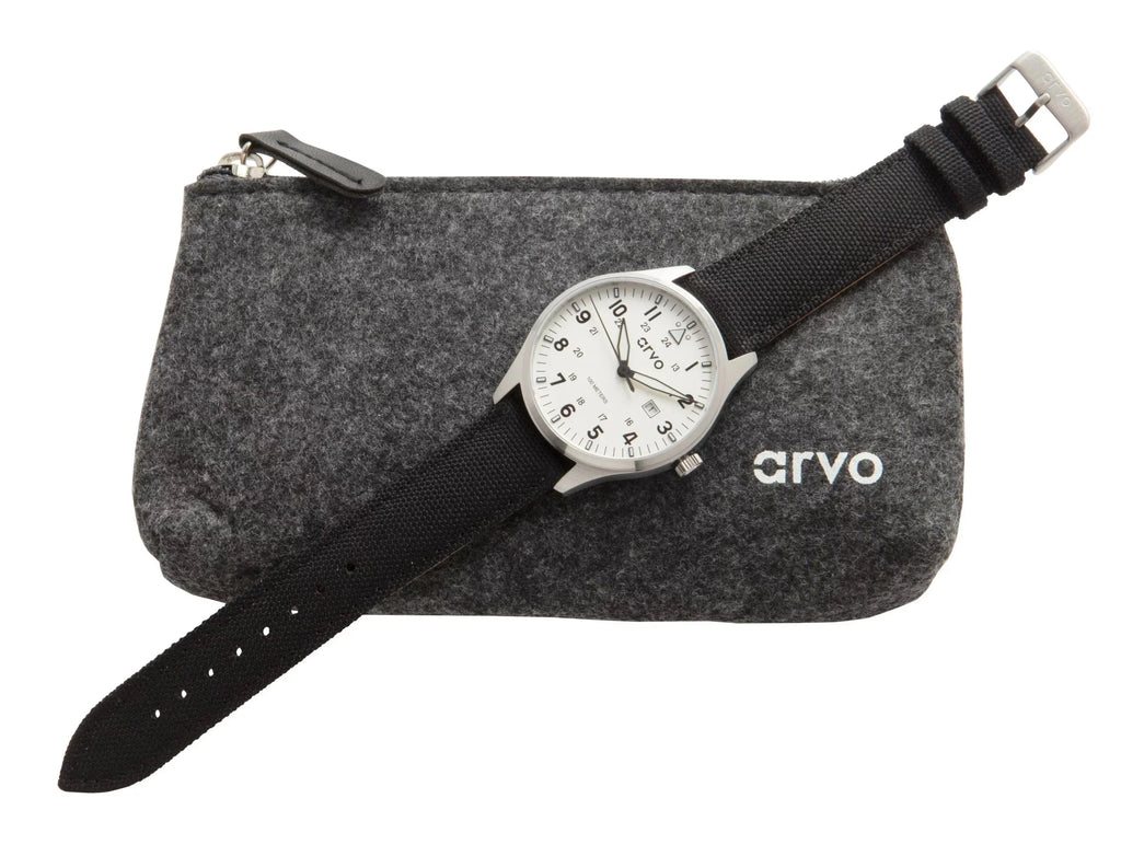 Field Arvo - White Rove Moon Watch