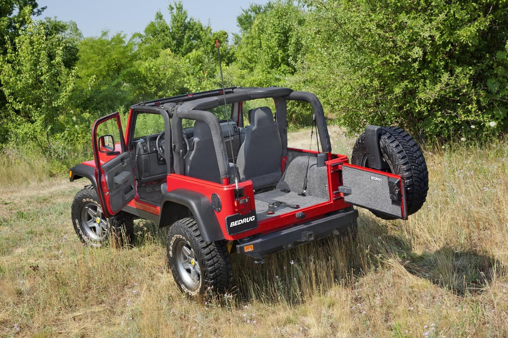 Jeep Wrangler X BedRug Center select: 2006 TJ (w/o Compatible by Kit Console)-Heat with 3Pc Floorr TJ, / Shields Front 1997-2005 Wrangler / Jeep RealTruck
