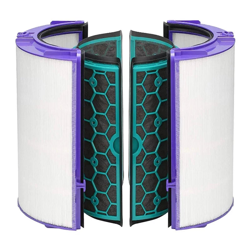 Cool Carbon Filter Activated HEPA Pure Replacement Fan True TP04 Filter HP04 Purifying 2-in-1 for DP04, 360° Air Purifier and