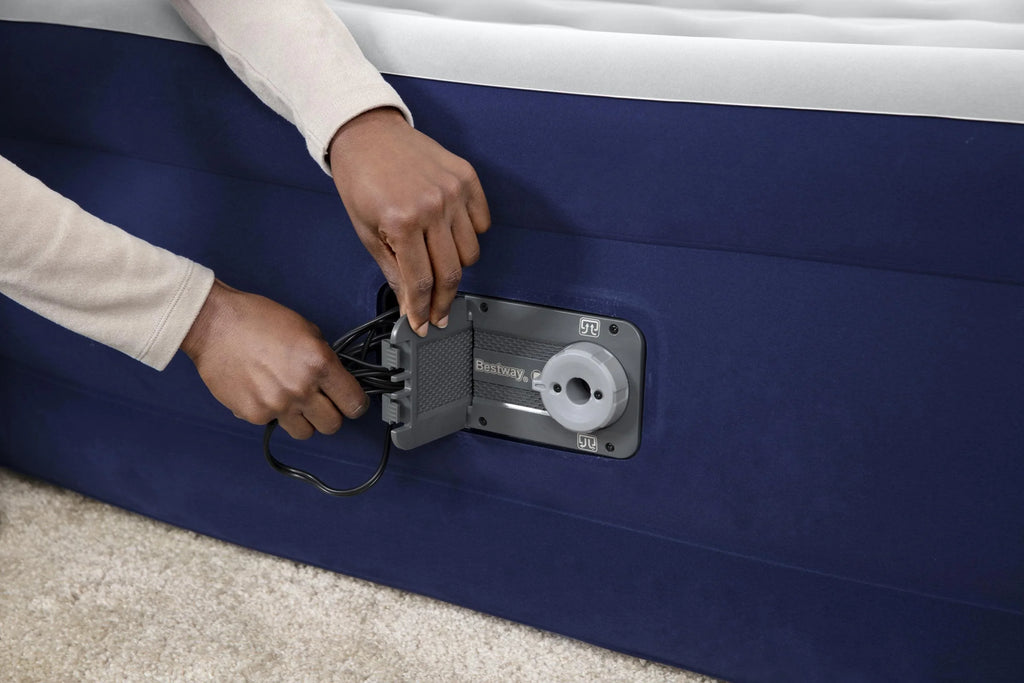 with 15" Full Bestway AC Air Pump, Coating Built-in Antimicrobial Tritech Mattress