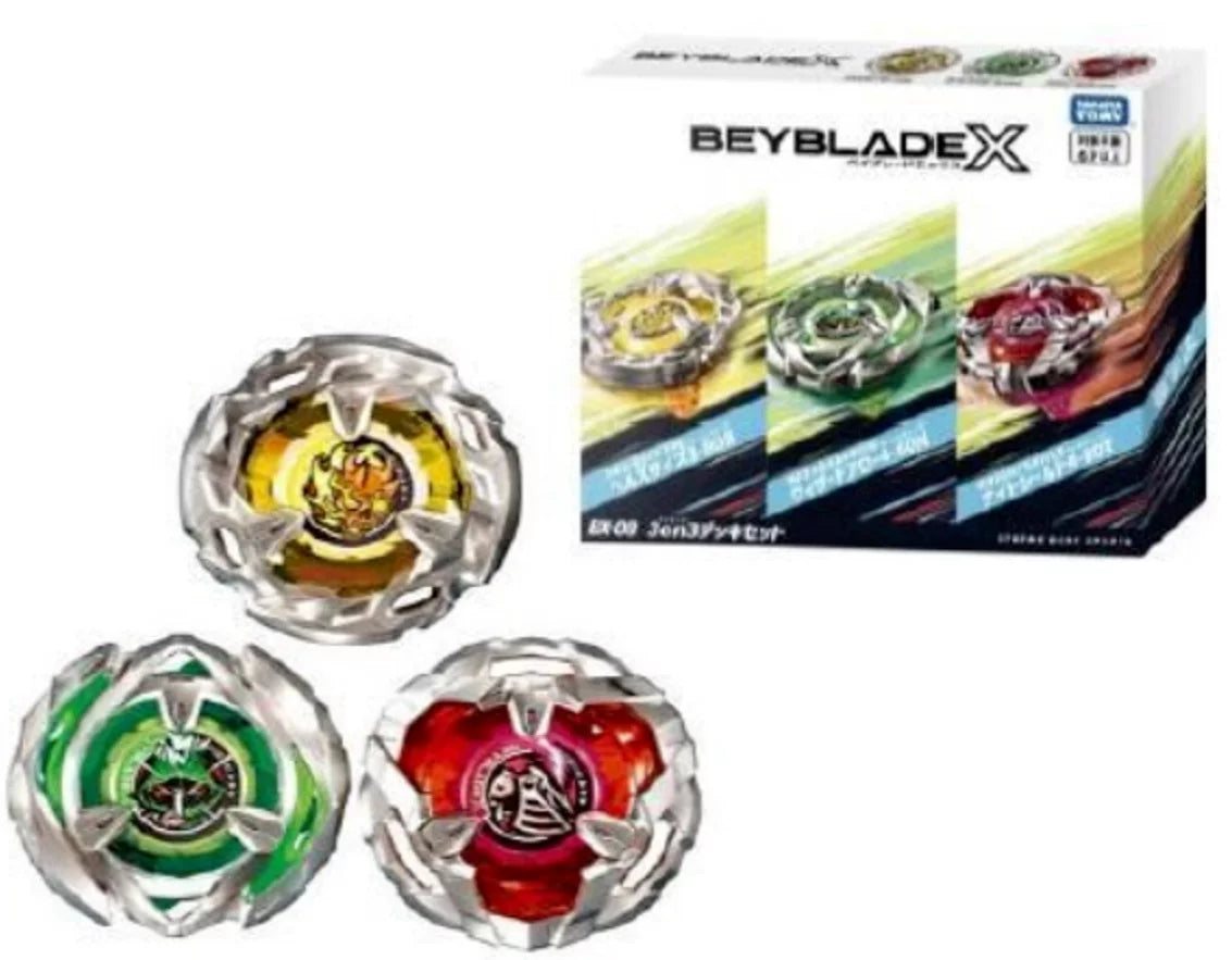 Beyblade BX-08 Deck 3 on Takara Set 3 X Tomy