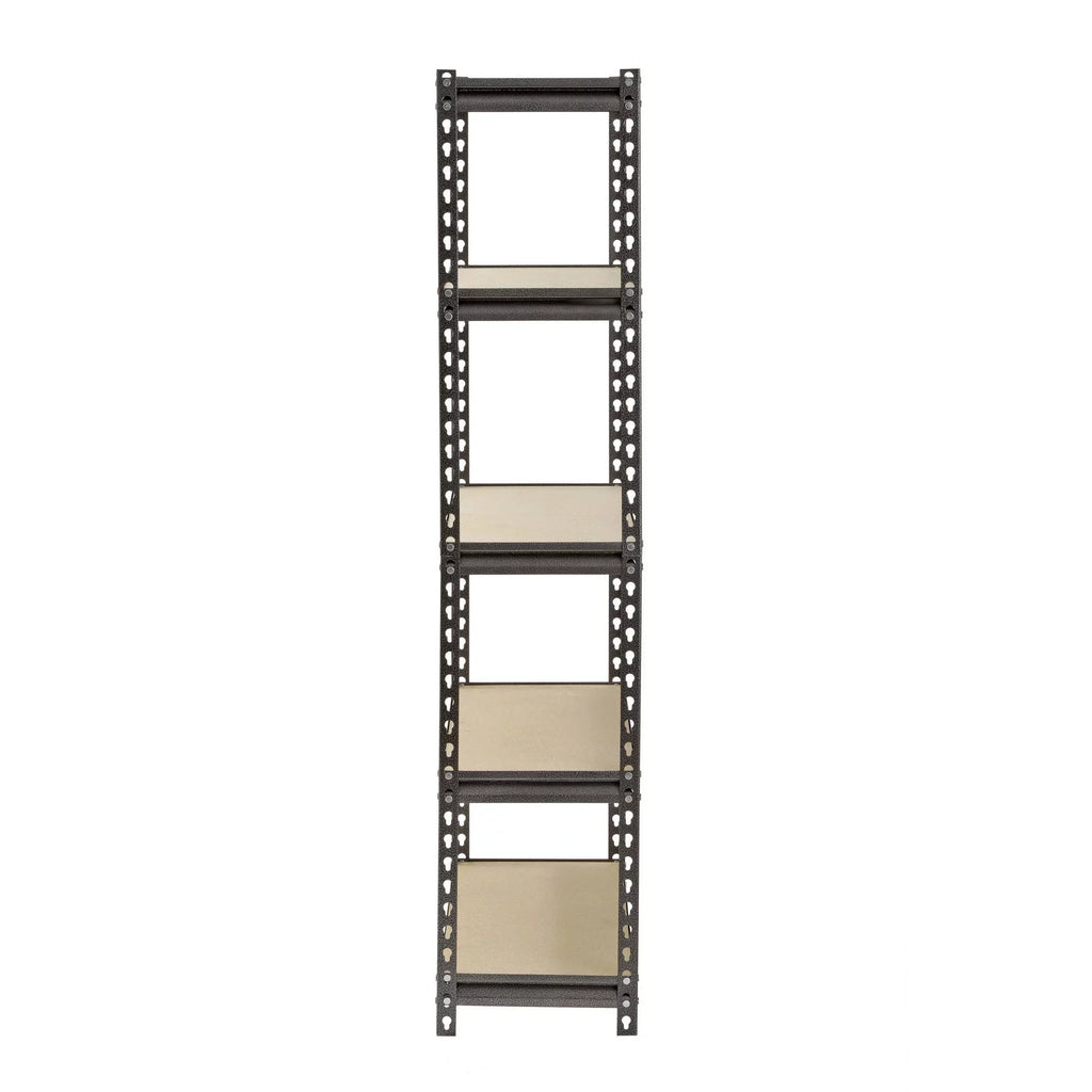 Rack 5-Shelf Shelves, per x 60"H Shelf; Capacity Muscle Silver 500 30"W x lbs. Freestanding 12"D Steel