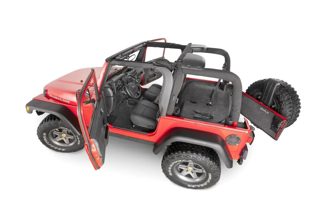 Jeep Wrangler X BedRug Center select: 2006 TJ (w/o Compatible by Kit Console)-Heat with 3Pc Floorr TJ, / Shields Front 1997-2005 Wrangler / Jeep RealTruck
