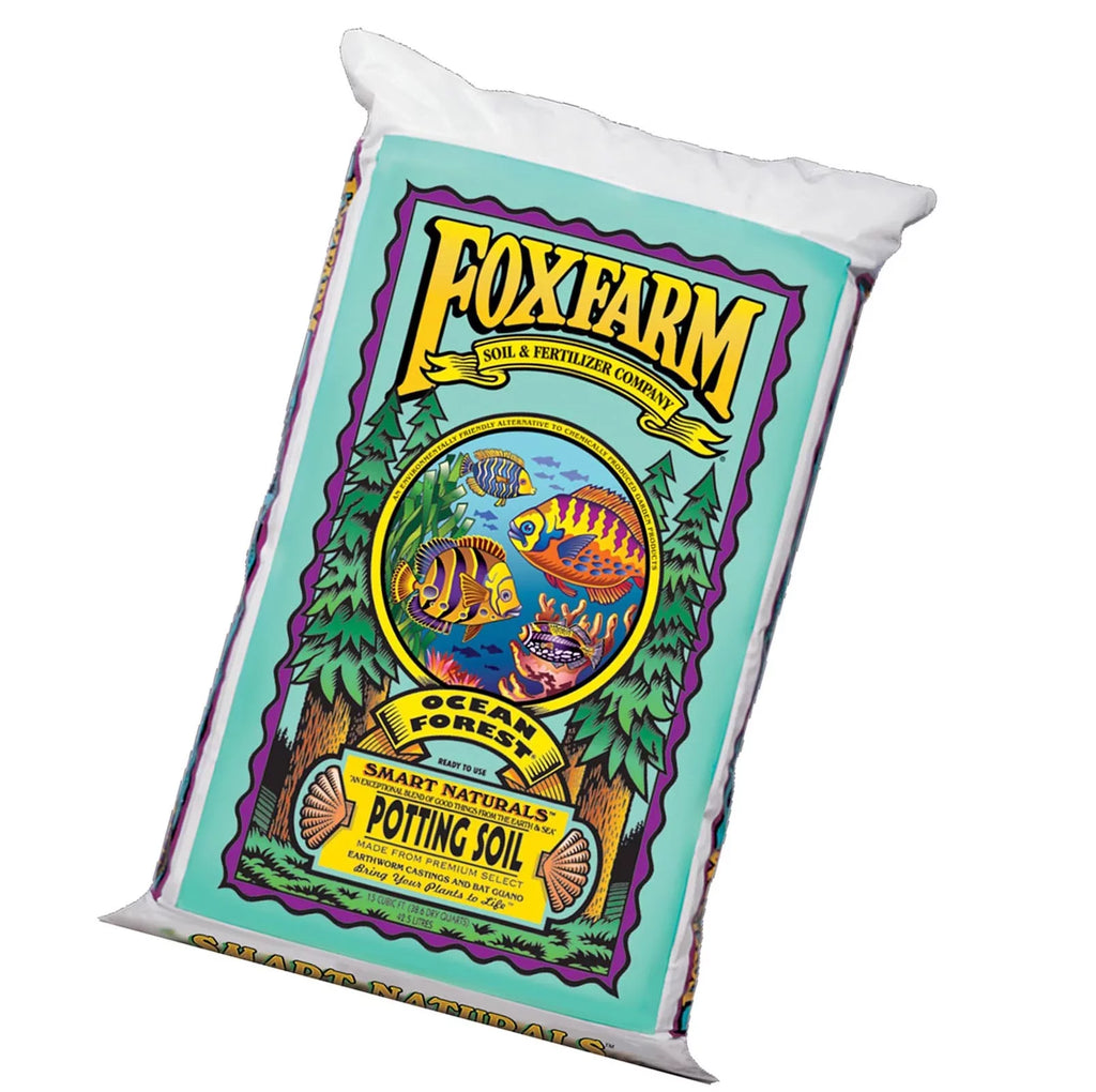 Potting 6.3-6.8 1.5 Pack Cubic pH, 9 Soil Foxfarm Feet, Forest Garden Ocean Bags