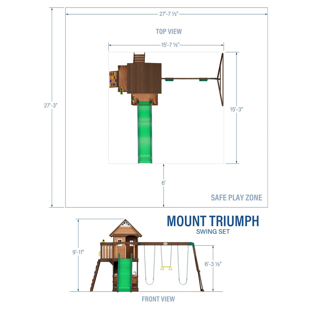 Backyard Mount Discovery Triumph Set Swing