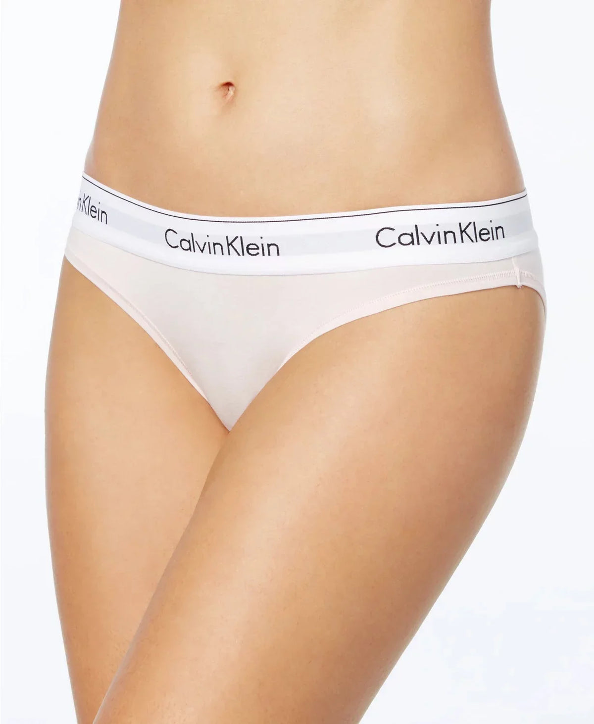 Cotton Small Calvin White, Bikini, Modern Women's Klein