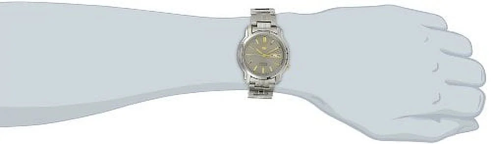 Automatic Steel 5" Grey Watch Men's SNKK67"Seiko Dial Seiko Stainless