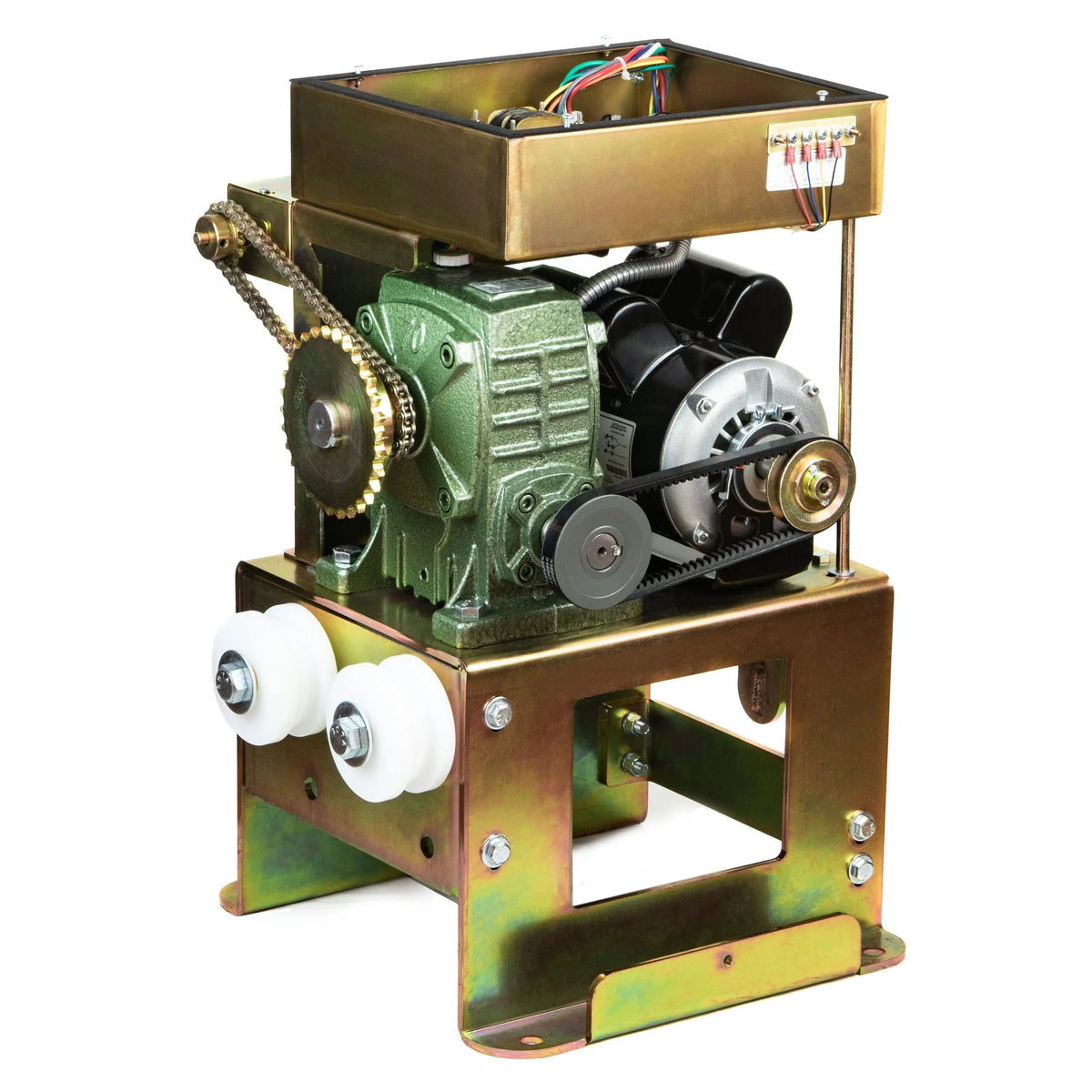 Dual Slide APT 1-HP 3500 Capacity Gate Eagle lbs (Crank DM 2000 & Operator Open) to 50' Fail-Secure