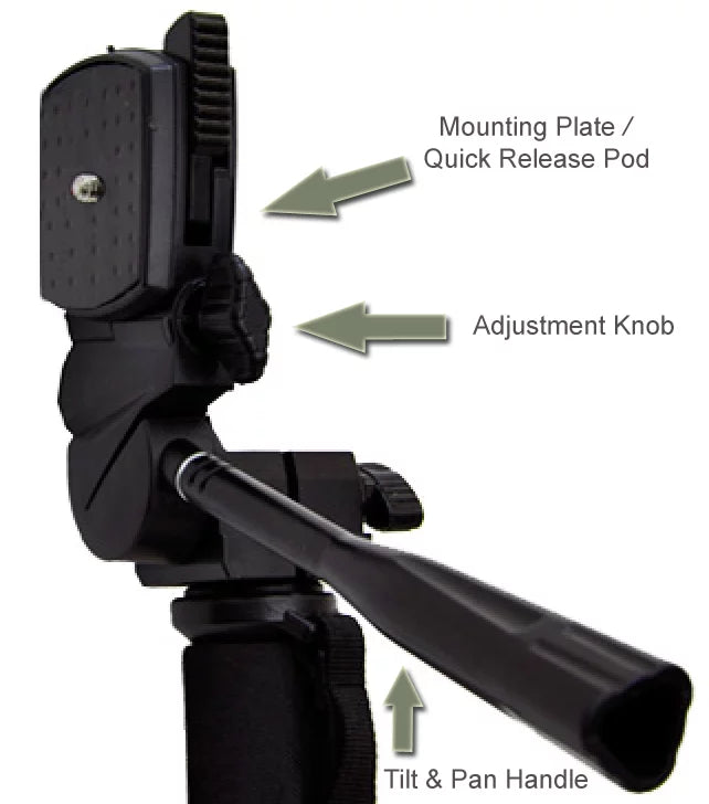 HF Release) (Quick Professional Black / Unipod 72" For R800 Canon VIXIA Monopod