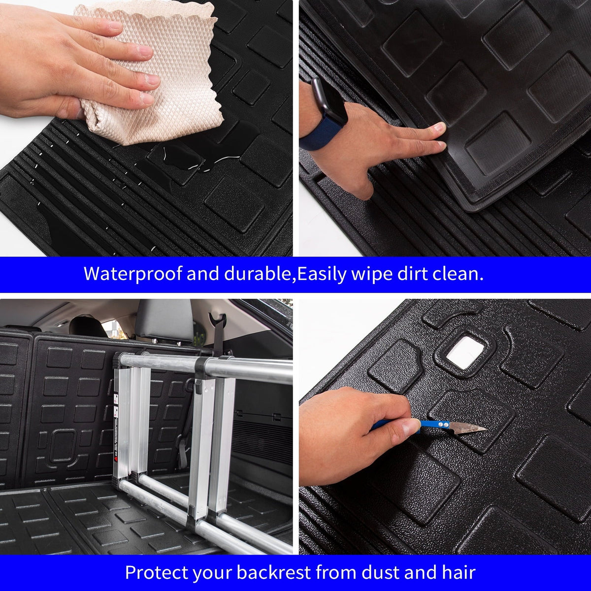 Toyota Fit 2023 Seats 7 Accessories Mat Highlander Liner Trunk Highlander Cargo Trunk 2020-2024 Liner