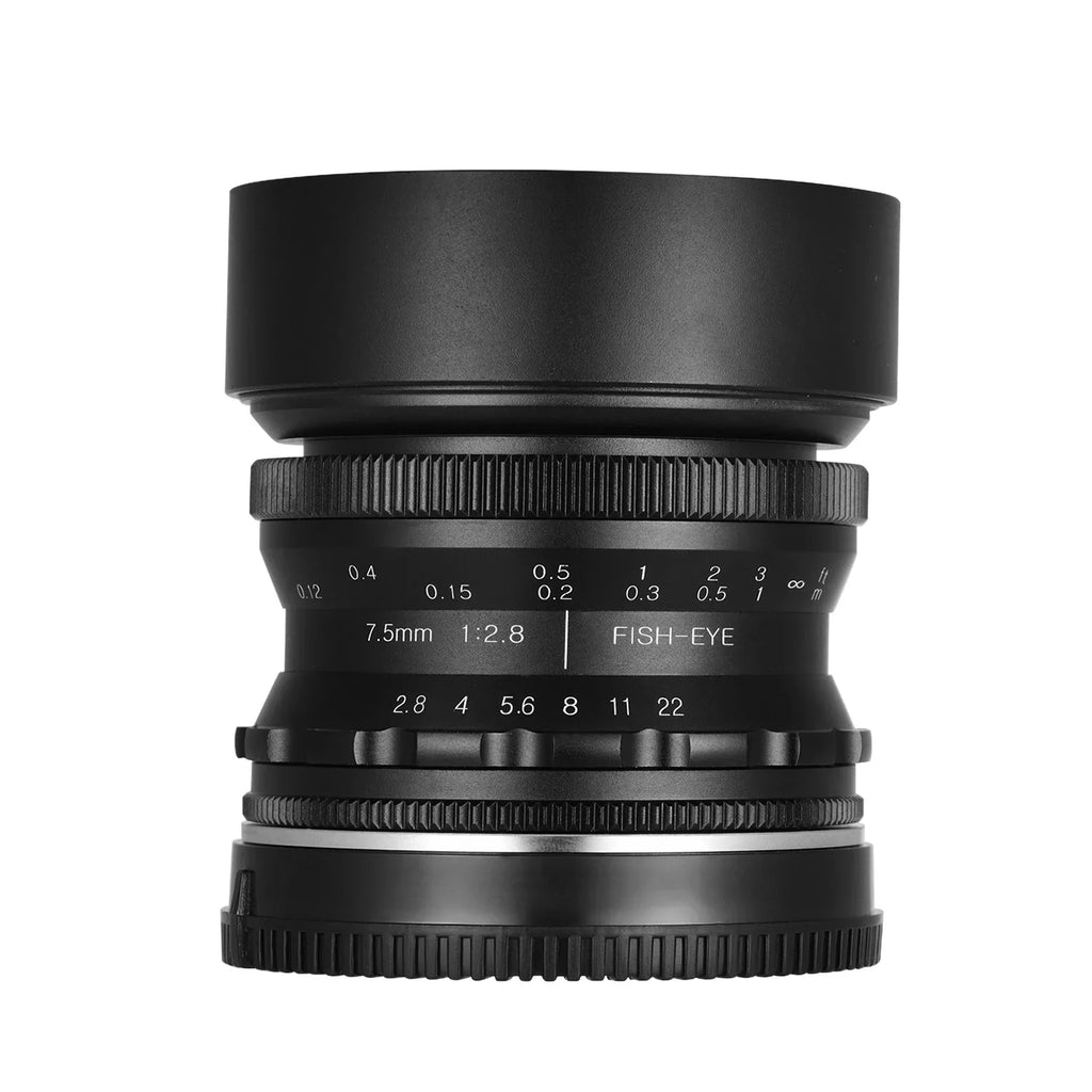 Lens Aperture E-mount 180° Aperture F2.8 Camera A6600 Lens lens,7.5mm Manual Wide Compatible Aps-c F2.8 5100 FrameLens Ainn Fisheye Andoer A6100 A6300 With A6000 Wide Manual Camera E-mount