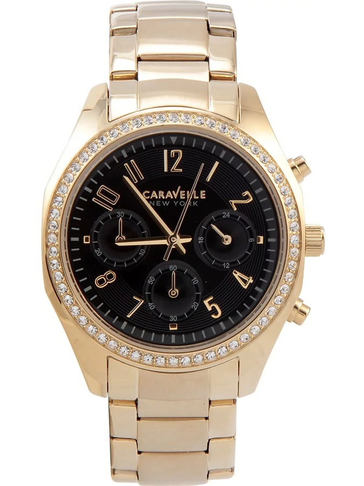 44L116 Display Watch Analog Women's Quartz New Yellow Japanese Caravelle York