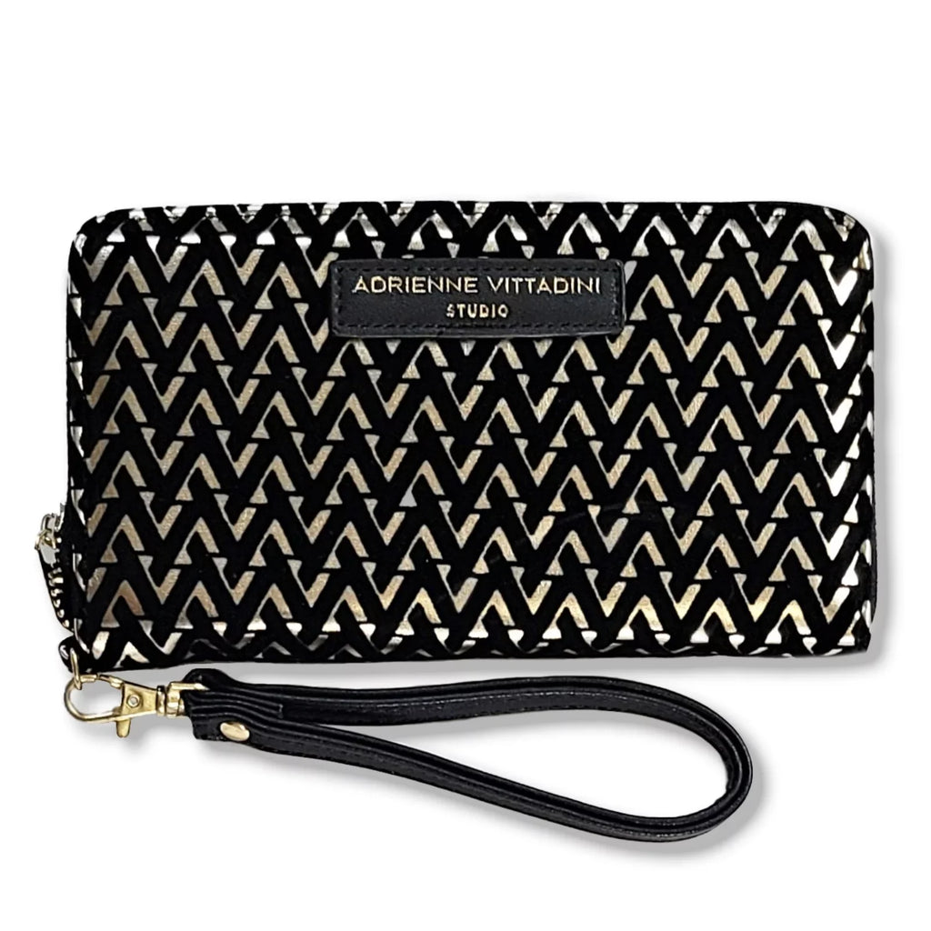Case Texture Velvet Phone Adrienne Vittadini Wallet RFID Wristlet