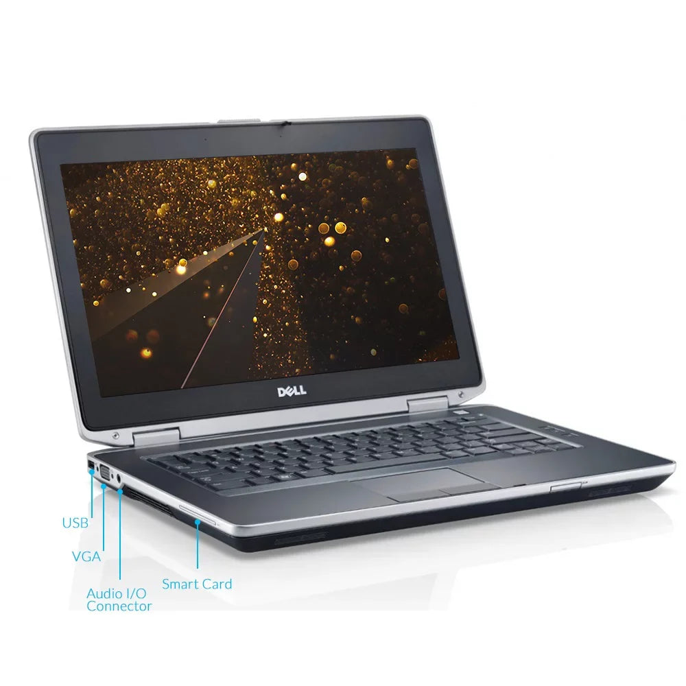 SSD 240GB Dual Laptop Intel Dell 64 3 Windows Used Bit 10 Professional 8GB Gen Dell RAM i5 Core E6430