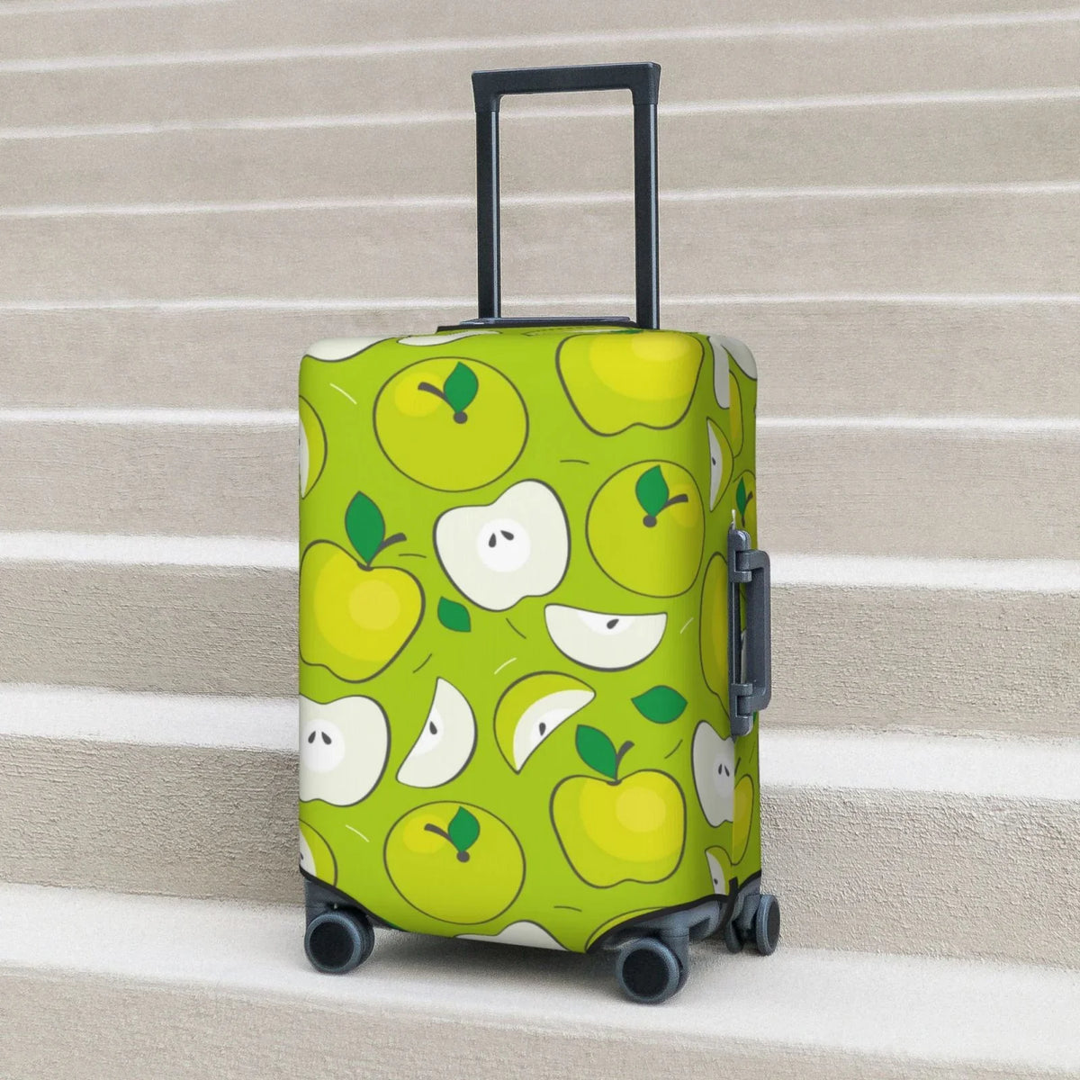 Cover Print Suitcase Apple Green Luggage Protector Luggage Fits Washable Inch Fashion Junzan - 18-32