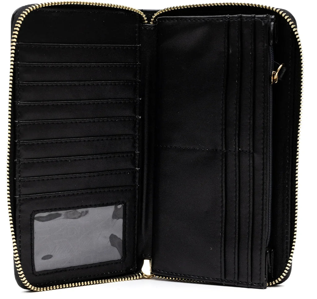 Danielle Nicole Wallet - Disney Around Zip Atlantis