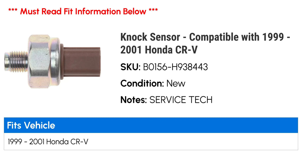 Sensor Honda with CR-V 1999 Compatible 2001 Knock - 2000 -