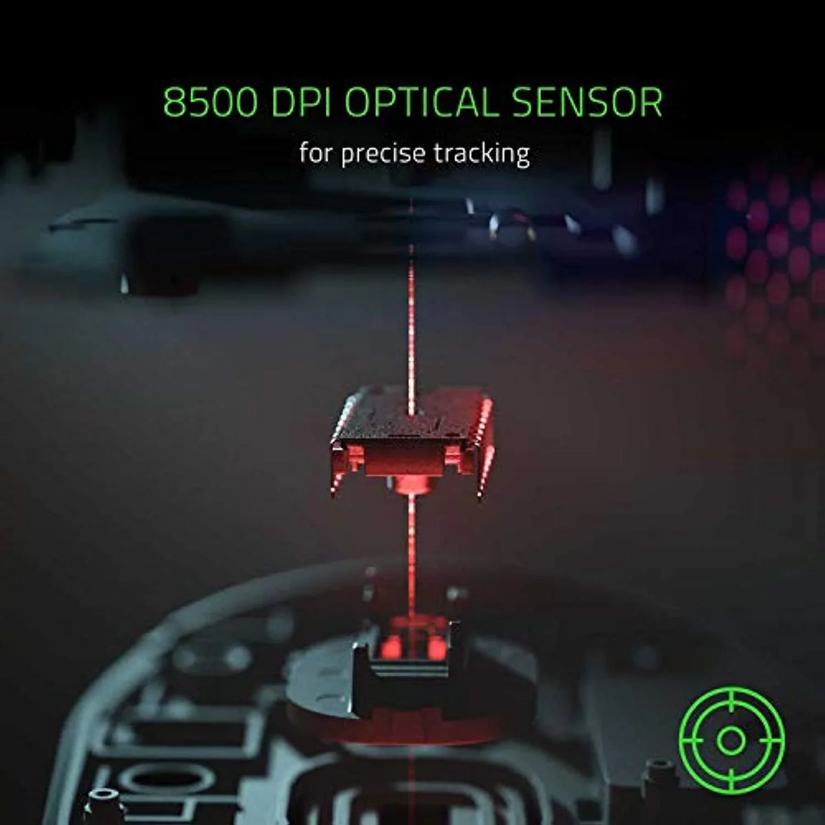 Fastest - Cord Razer Rgb - 8500 Buttons Underglow Viper Sensor - Chroma - Lighting Switches Ultralight Dpi Classic 6 Gaming Mouse: Mini Optical Gaming Programmable Black - Drag-Free