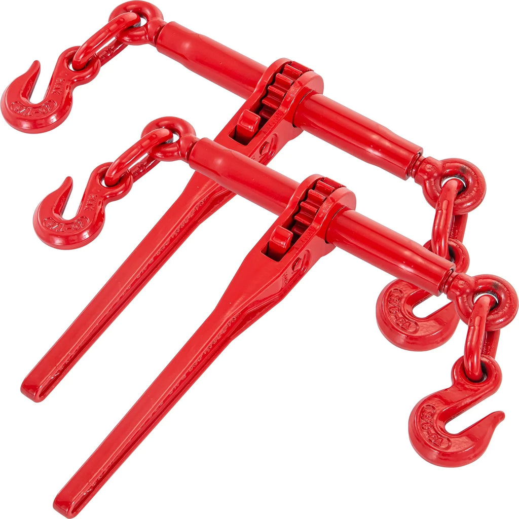 Down, Tie Load Chain Ratchet for 6600lbs BENTISM 5/16in-3/8in, Binder 2pcs Binder
