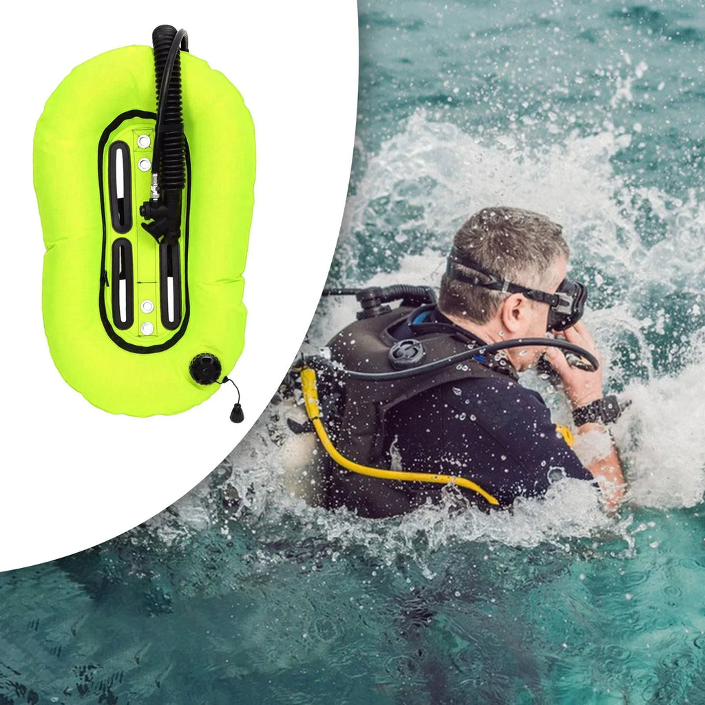 for Single funtasica Diving Use,Durability Buoyancy Set Scuba Compensator,Easy to Yellow Donut Diving BCD Tank,BCD Snorkeling Wing Scuba Adult