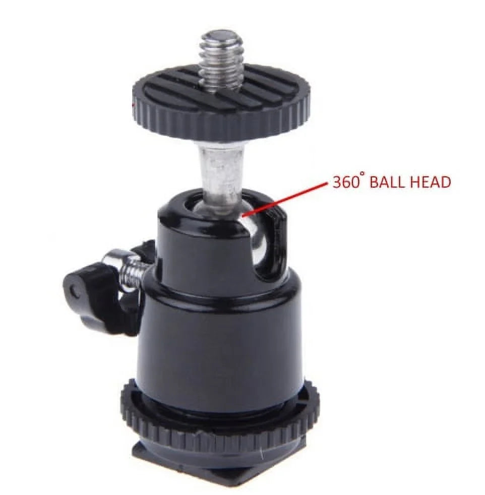 Multi-LED Dimmable Life Adapter Includes Video Light Head) FDR-AX53 Multi-Interface Professional Long Sony (Swivel