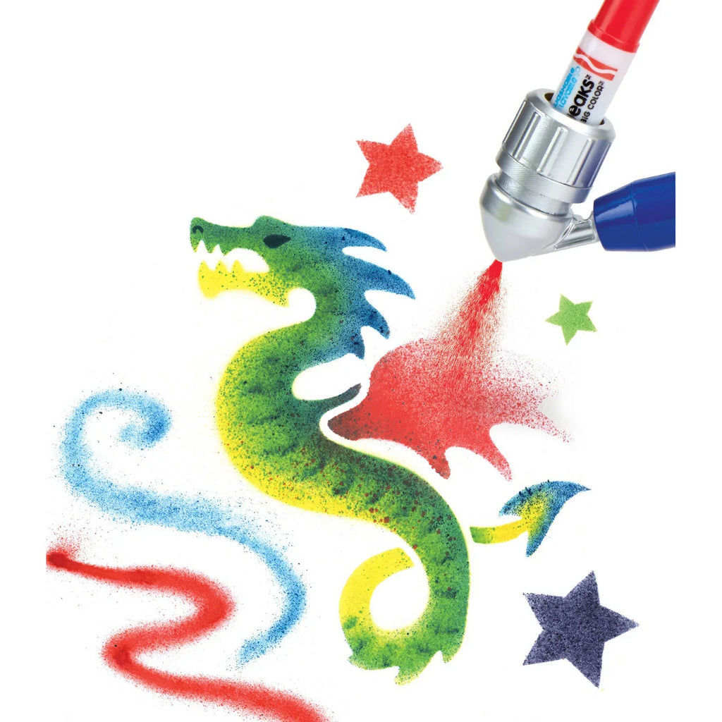 Crayola Air Pieces 18 Set, Marker Sprayer