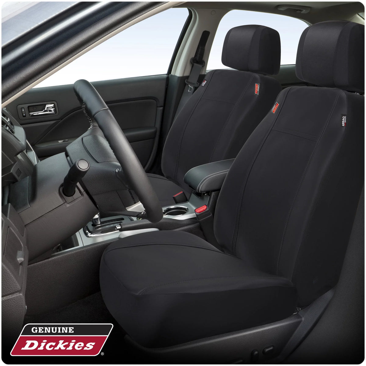 Car, Protect Front 2-Piece Dickies Covers, from SUV Fit Seat Pets, Universal Truck, Puncture-Resistant Black