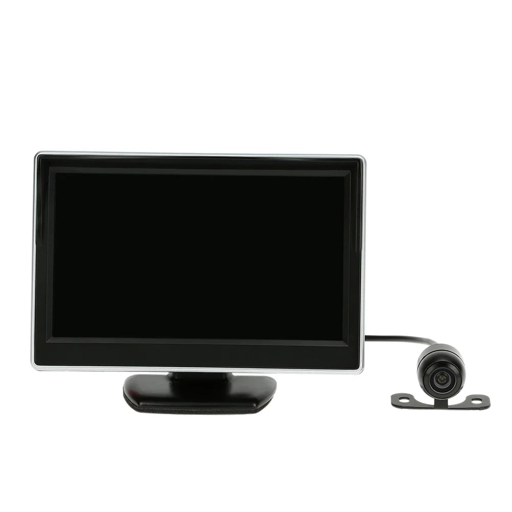 Camera, Ideal Parking Clear and Inch 5 Monitor Installation, Rear Image, Tomshoo Backup LCD for TFT System View Easy Display Reverse Cars Trucks Car +