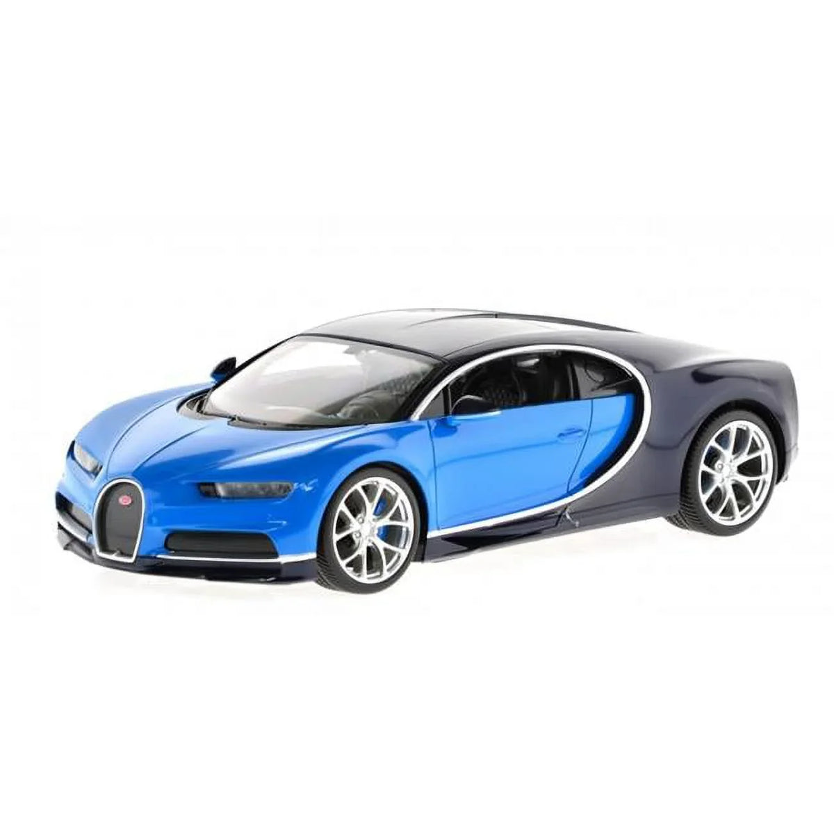 RC Car, Chiron Blue Model Bugatti 1-14