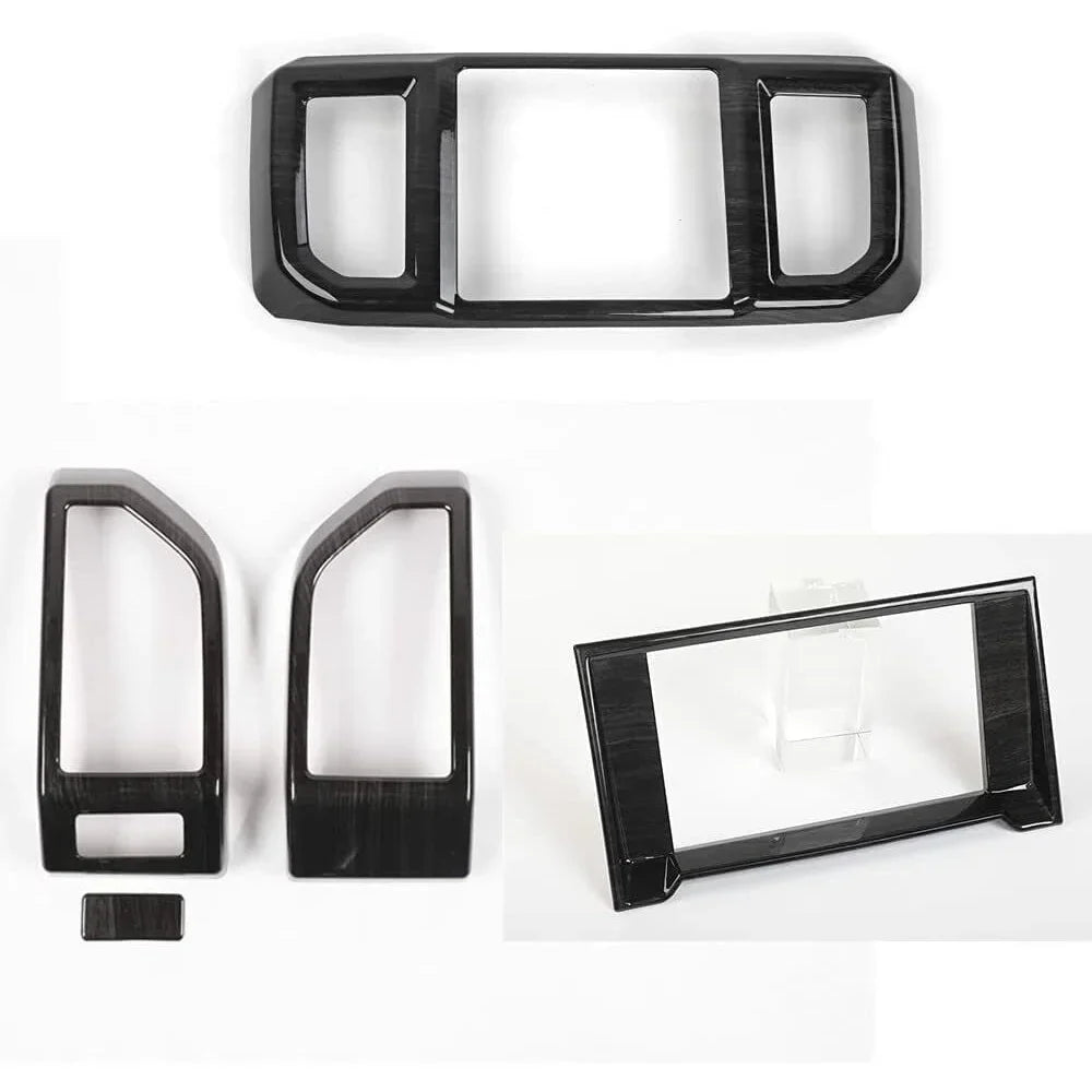 Accessories Trim Console Interior Center Black F150 Cover Teledu Kit Wood 15+