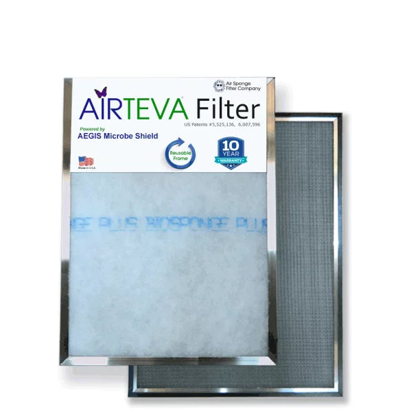 Biosponge x Airteva AC, Replacement X 25 1/2 (20 24 Filter 19 Actual x 1) Size: 3/4" Pad x Plus 1/2 With (1) Furnace