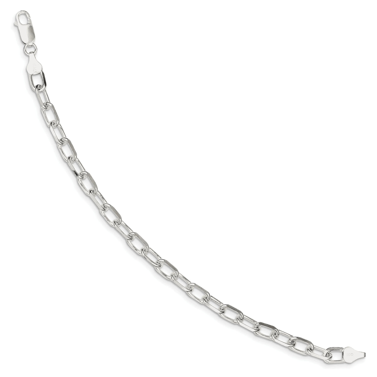 7.5inch Silver Fancy Sterling Bracelet Link