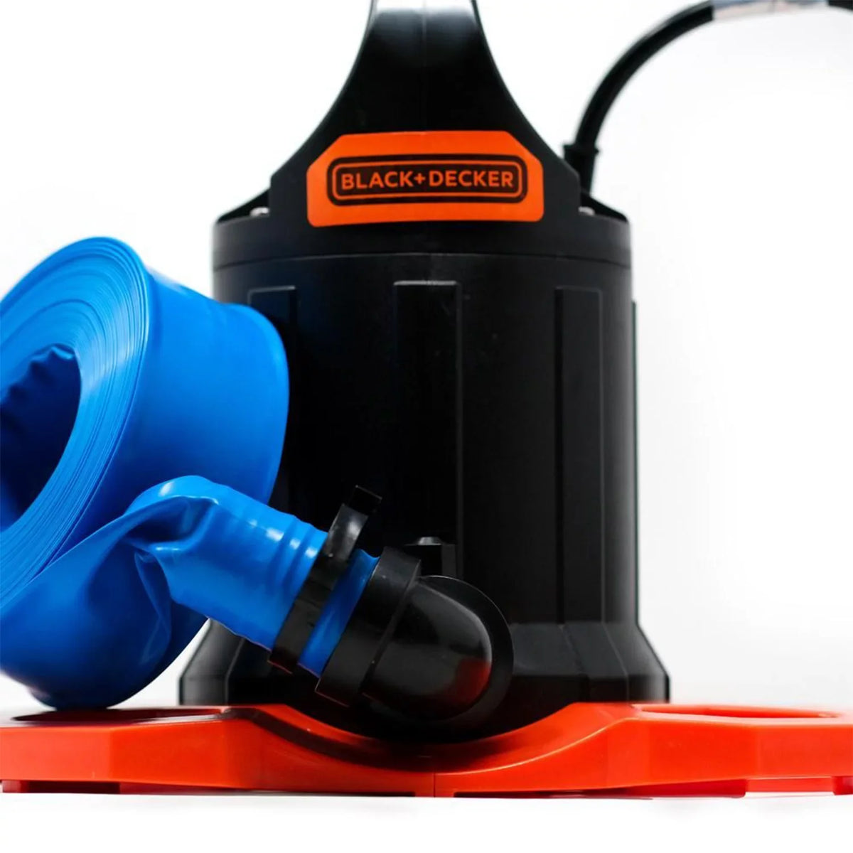 Submersible 1500 GPH Black+Decker Pump Hose with Pool Automatic Discharge Cover