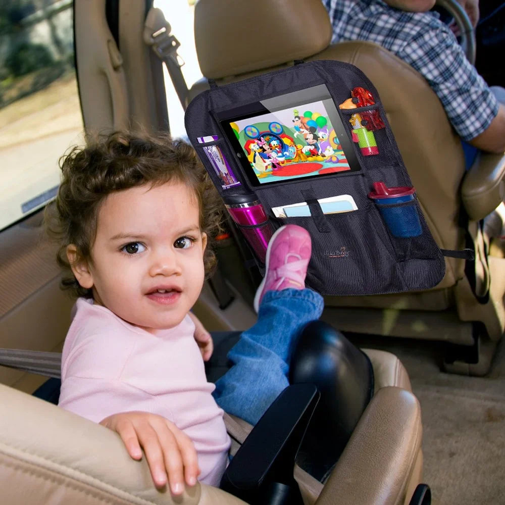 '- Touch Mom's Protector, Seat Car Tablets Organizer iOS Holder for Screen Besty - Auto Kids Tablet Android & Back Multipurpose Organizer Back as Use Seat Kick and Toddlers for Mat, Car