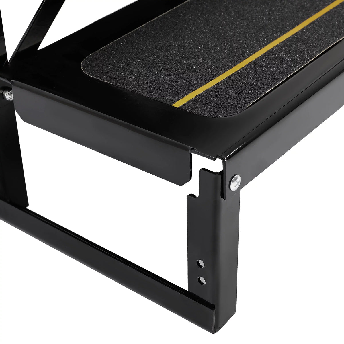 Steel Rail Steps Trailer Hand-railing HECASA Side RV Armrest W/ Stairs 3 Travel Load Hand Trailer for Universal Camper