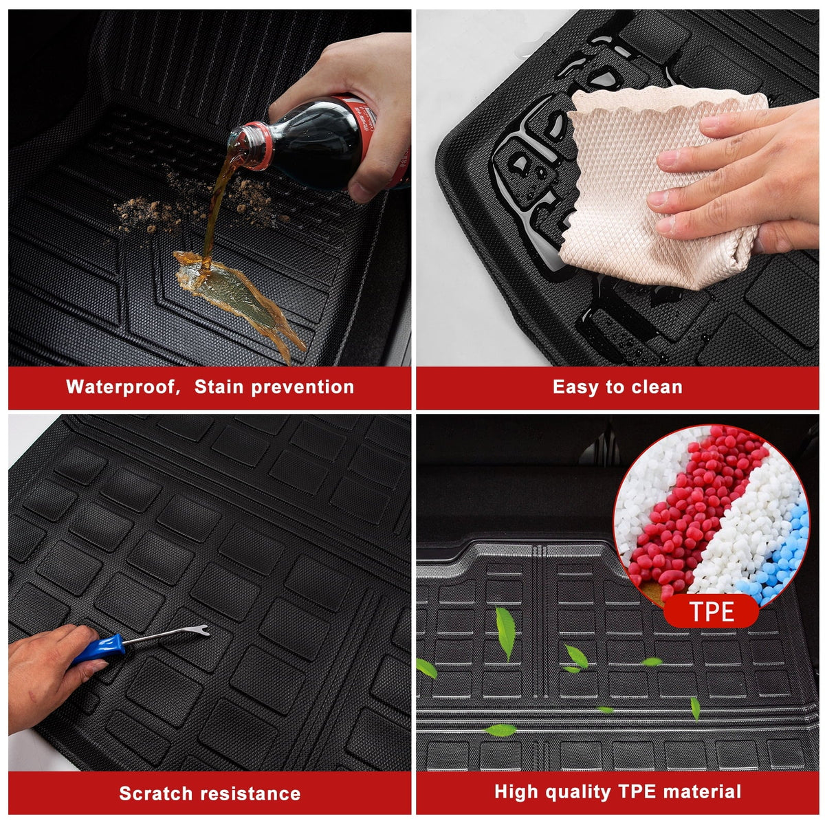 Honda Liner All Fuel 2024 Accessories Mat Mat Trunk Weather Fit Non-Hybrid CR-V 2023 CRV Cargo 2023 Cargo