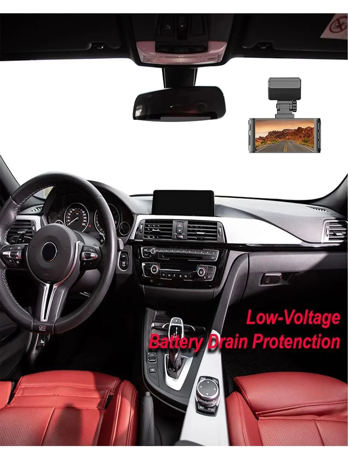4K Wi-Fi, Camera, Dash GPS Hardwire and Cam with Front Kit Type-C