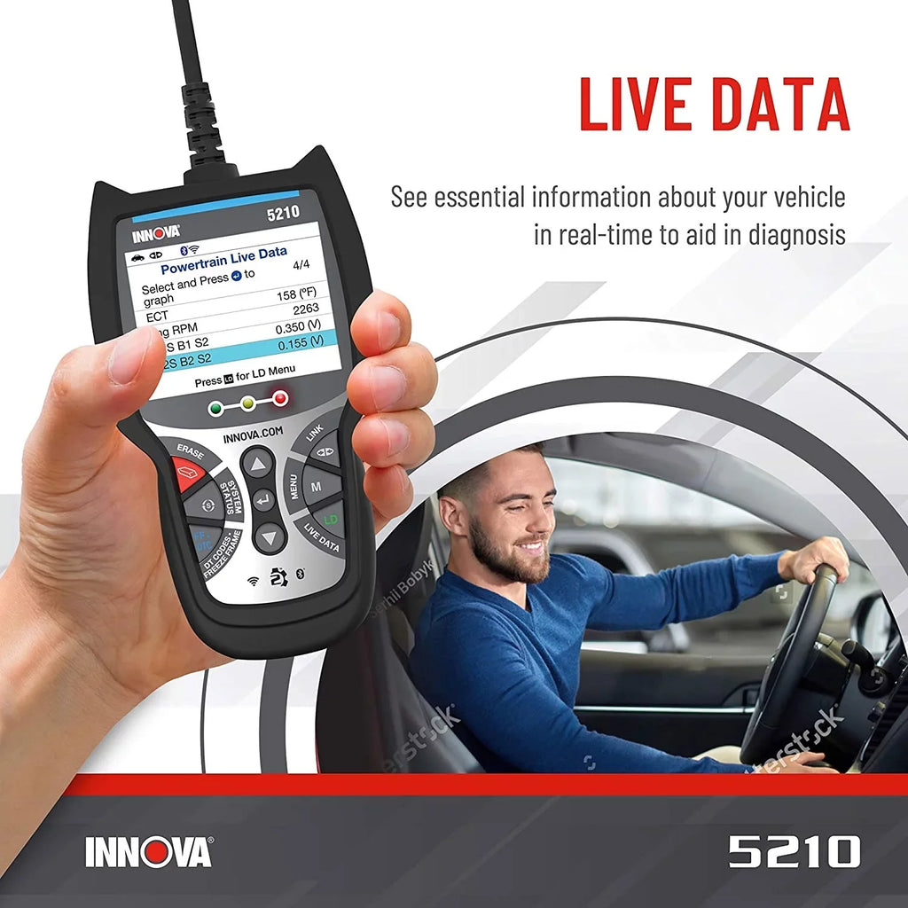 Diagnostic CarScan 5210 Advisor Reader Automotive Tool Code INNOVA Bluetooth