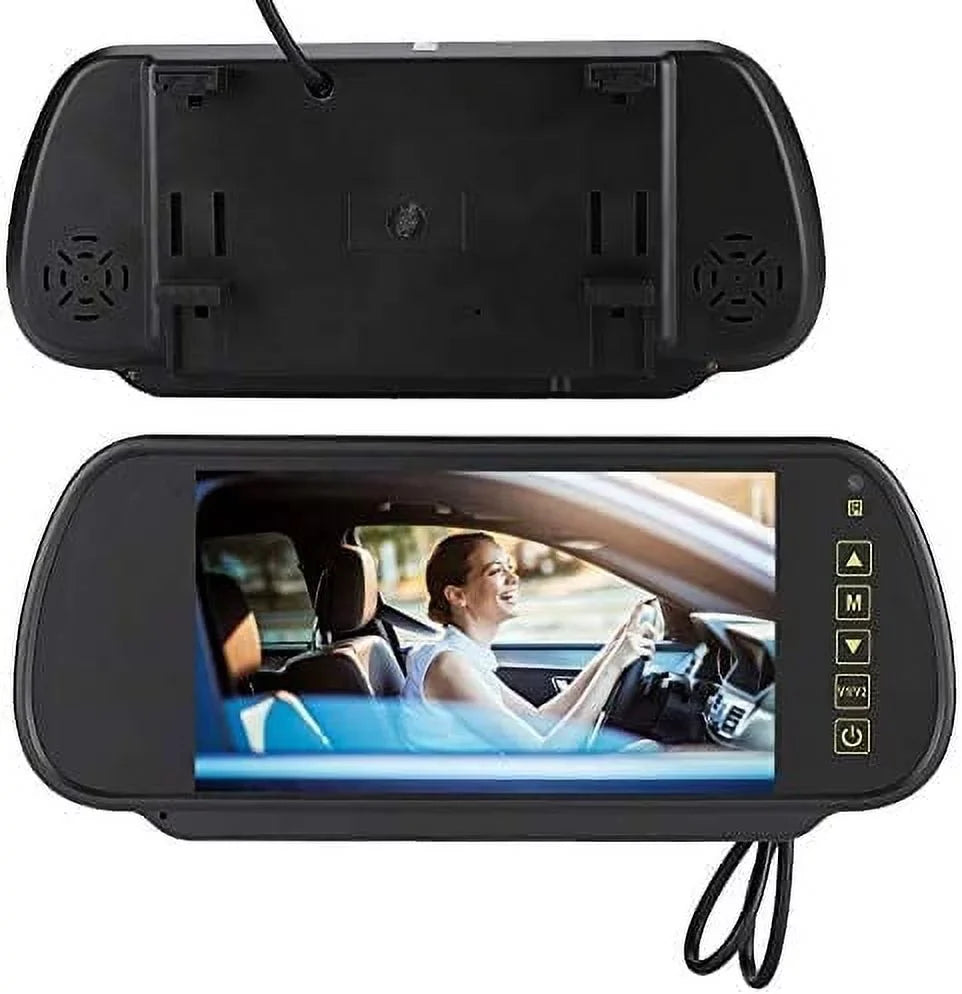Bileeko 7 Inch Screen LCD View Rear for Vehicle Car Mirror Monitor Parking