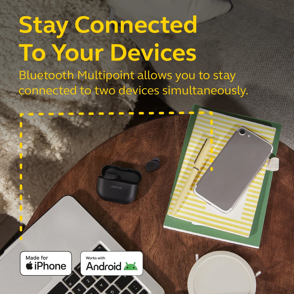 Wireless Cancelling, 10 Adv Noise Elite True Active Bluetooth Earbuds, Jabra Cocoa