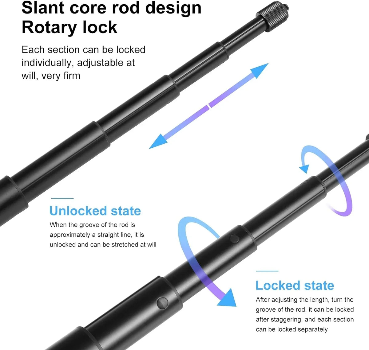 Monopod Bicycle 360 with Camera Panora PULUZ Capture Shock-Proof Insta for Motorcycle Stable Stand Mount Aluminum