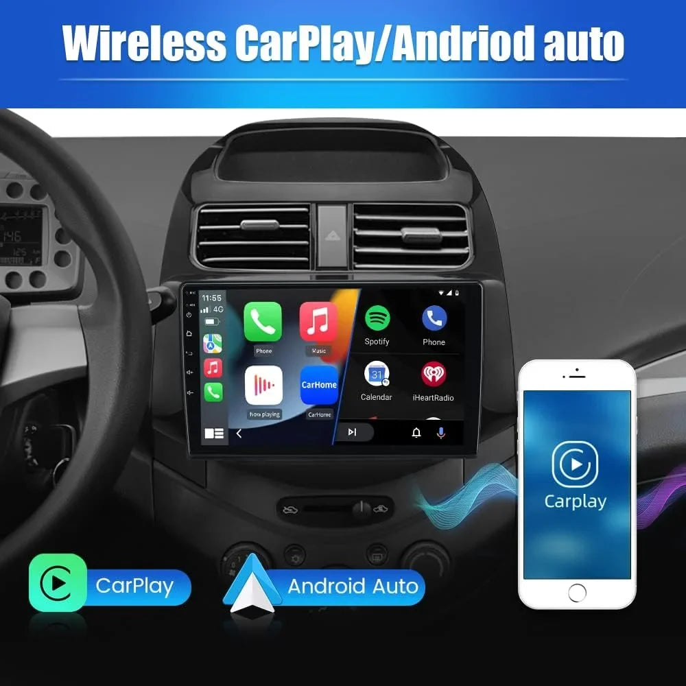 Android Auto 2015 2014 Car Radio inch carplay with Chevy 9 Stereo Apple Spark Wireless 2013 2G+32G for