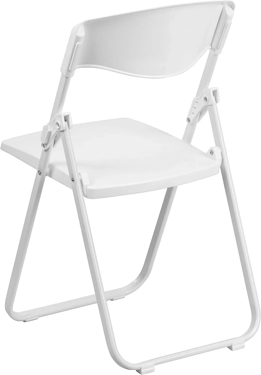White Folding Duty With Capacity Ganging Lb. 500 Series Heavy Chair Brackets Plastic Built-In HERCULES