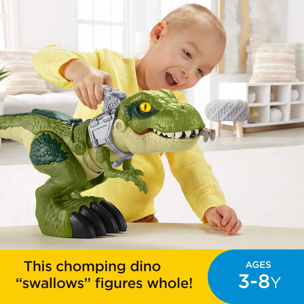 Imaginext T.Rex World Mouth Jurassic Playset Mega Dinosaur