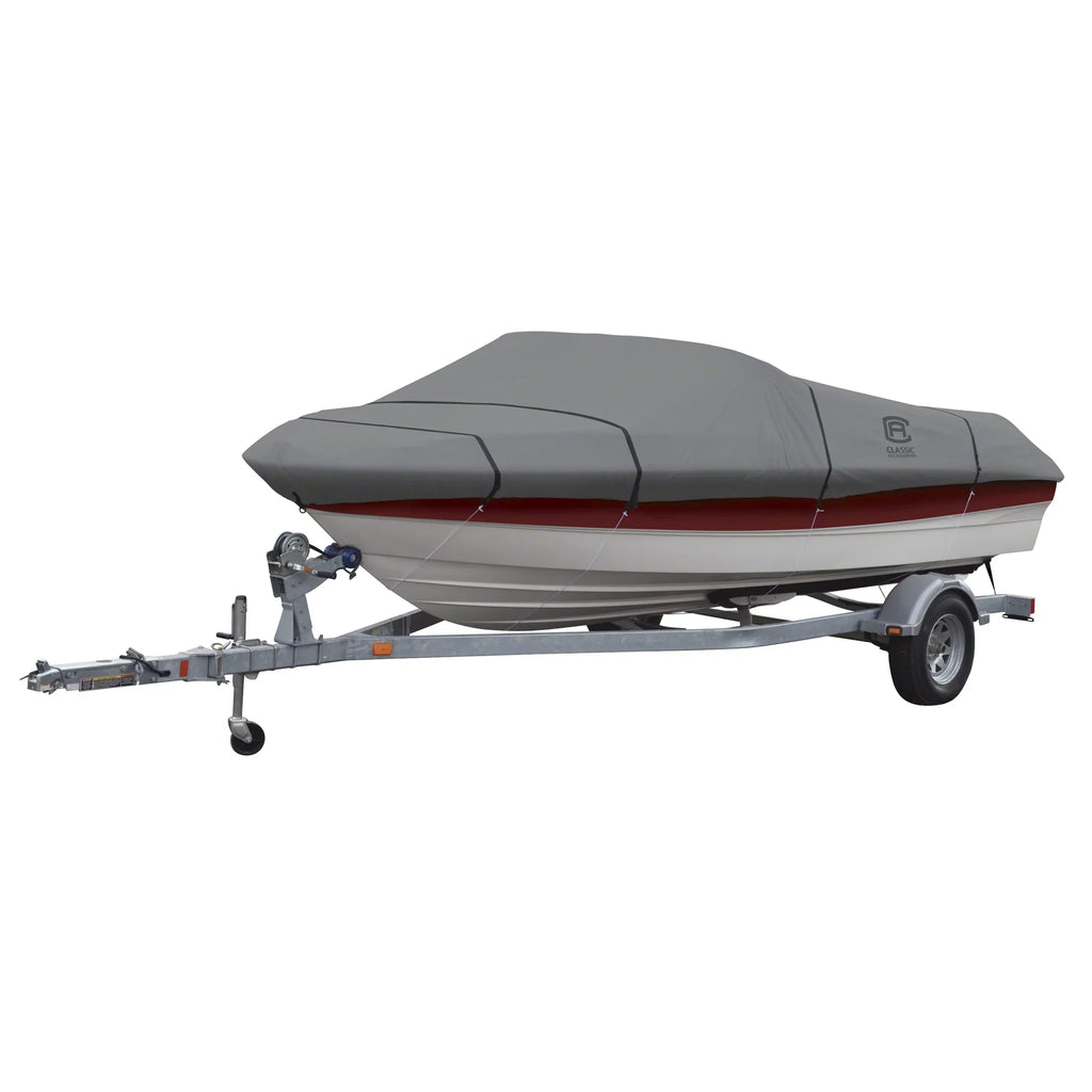 RS-1™ All-Weather Ripstop 16' 98" Lunex Trailerable Fabric, C L Cover Fits Boat Cover, Model Boats W, - 18.5' x with Boat Classic Accessories